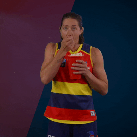 Crowsaflw Popcorn GIF by Adelaide Crows