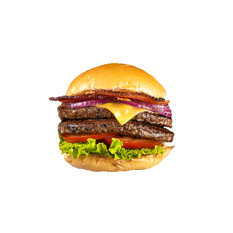 Hamburger File Sticker by Frisa