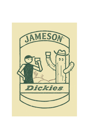 Dickies Sticker by Jameson Irish Whiskey