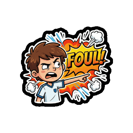 Tired Youth Sports Sticker