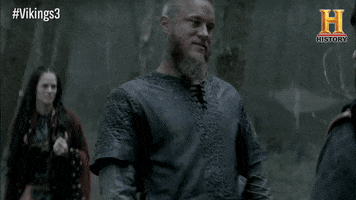 Vikings Headbutt GIF by HISTORY UK