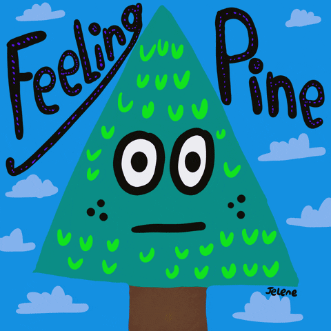 Pine Tree Ok GIF by Jelene