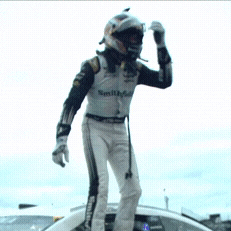 Happy Aric Almirola GIF by NASCAR