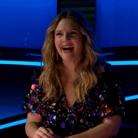 Excited Drew Barrymore GIF by CBS