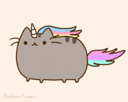 Cat Rainbow animated GIF