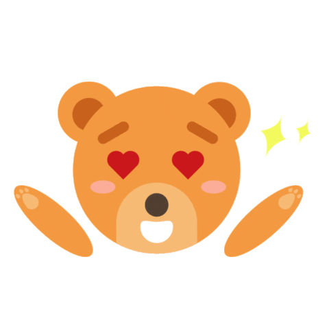 Bruin Bear Hearts Sticker by UCLA