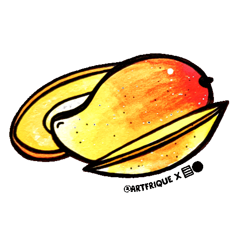 Fruit Sticker by Mangoriginals