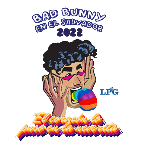 Badbunny Sticker by Grupo LPG
