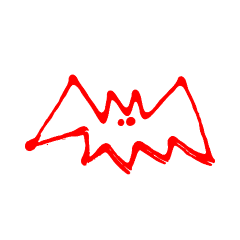 Vampire Bat Sticker by ViennaTouristboard