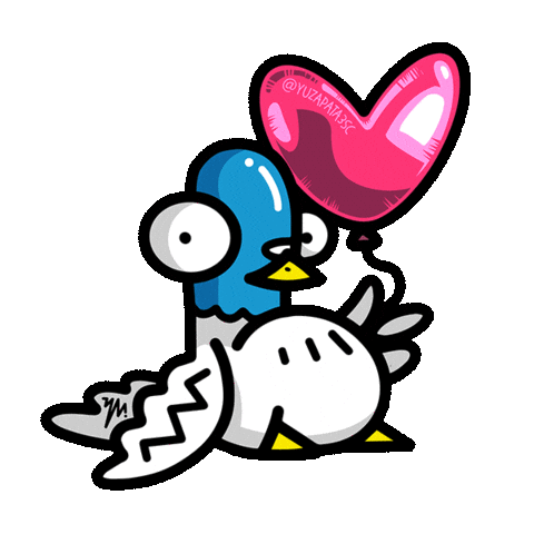 Bird Love Sticker by YuZapata
