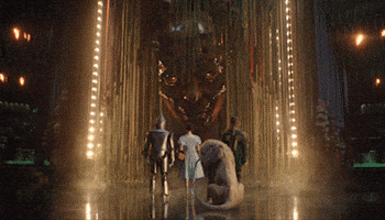 Wizard Of Oz Lion GIF by Wicked