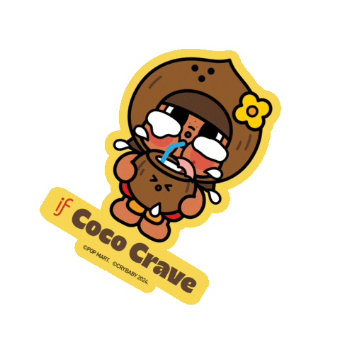Crybaby Popmart Sticker by IF Singapore