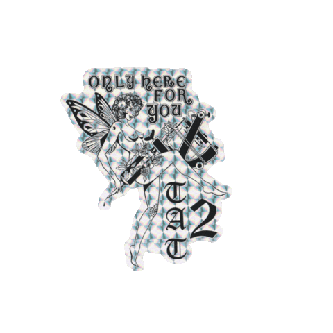 Only Here For You Sticker