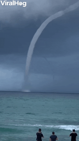 Large Waterspout Forms Near Lake Worth Beach GIF by ViralHog