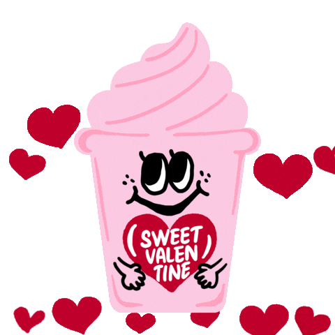 Valentine Resting Sticker