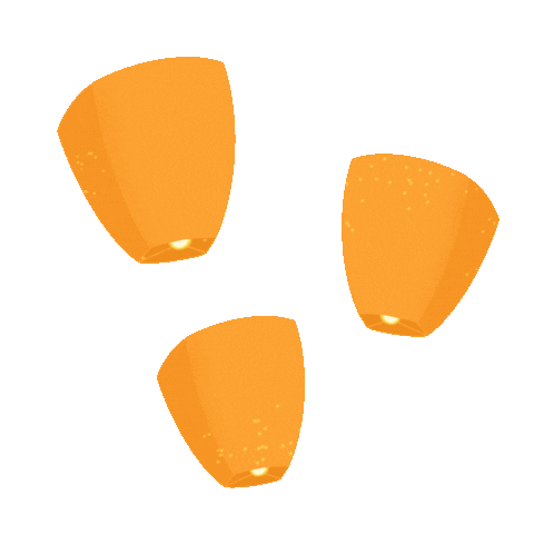 Chinese Lantern Diwali Sticker