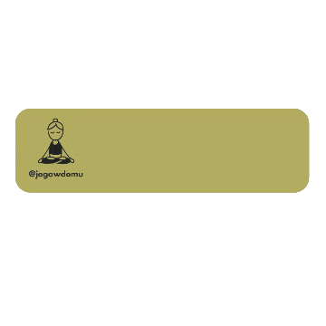 Joga w domu Sticker