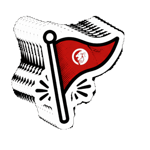 Red Flag Sticker by ROAR Active
