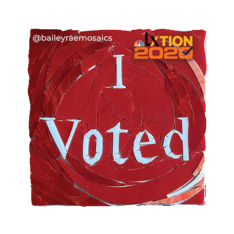 Vote Sticker by NBC LX