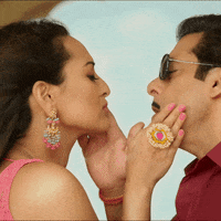 Sonakshi Sinha Kiss GIF by Salman Khan Films