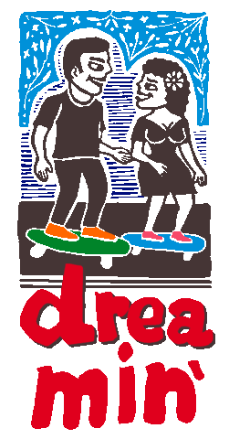 Dreamin Skates Sticker