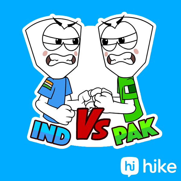 Bleed Blue War GIF by Hike Sticker Chat