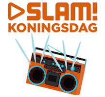 Festival Radio Sticker by SLAM! Koningsdag