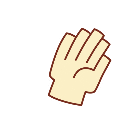 High Five Hand Sticker by mayer_tamas