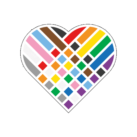 Heart Rainbow Sticker by CSD Dresden e.V.