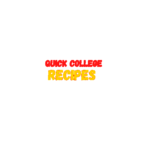 College Healthy Recipes Sticker by @cooking_emily