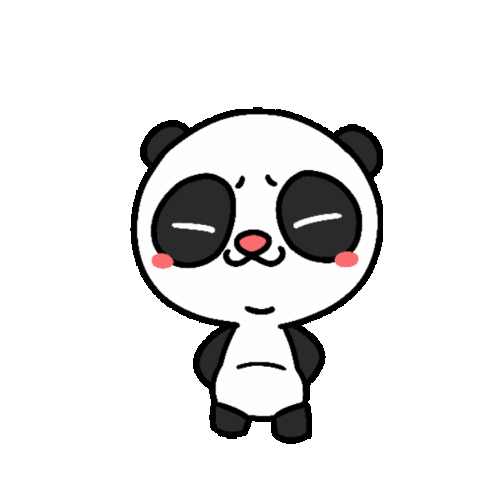 Panda Please Sticker