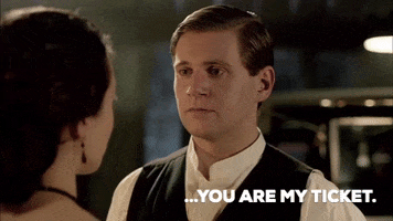 Downton Abbey Love GIF by MASTERPIECE | PBS