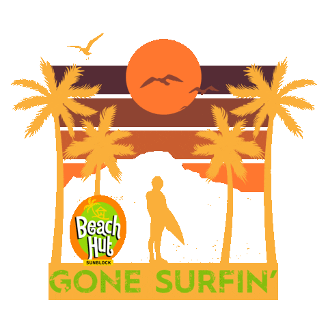 Good Vibes Fun Sticker by Beach Hut Sunblock