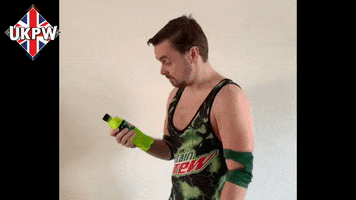Look At This Mountain Dew GIF by United Kingdom Pro Wrestling