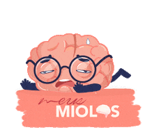 Brain Stress Sticker by Meus Miolos