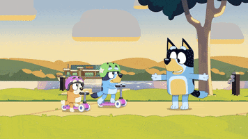 Bluey Piggyback GIF by Bluey