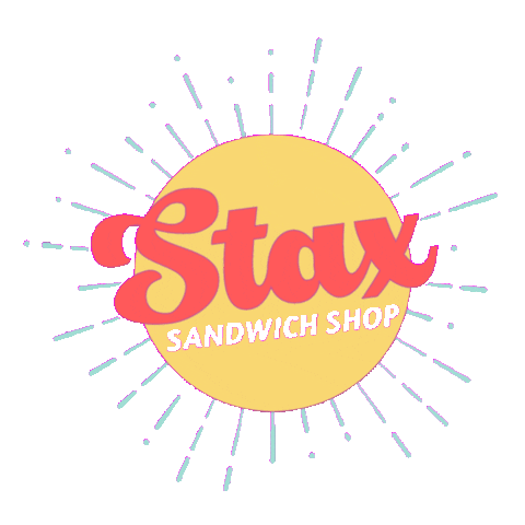 Stax Sandwich Shop Sticker