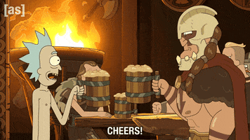 Rick And Morty Cheers GIF by Adult Swim