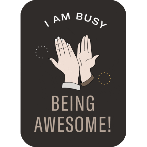 Awesome Clap Sticker by Luxehouze