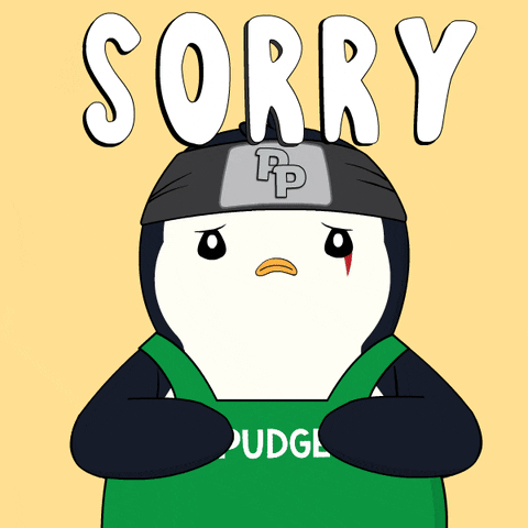 Sorry Excuse Me GIF by Pudgy Penguins