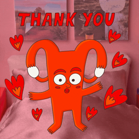 Cheers Thank You GIF by justynagreen