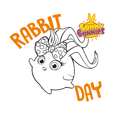 Bunny Rabbit Sticker by Sunny Bunnies