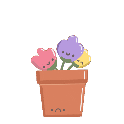Flowers Dancing Sticker