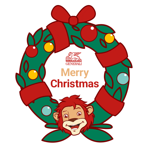 Christmas Santa Sticker by Generali Malaysia