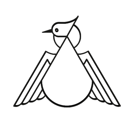 Haubentaucher Berlin Sticker