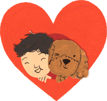 Heart Love Sticker by Lorraine Nam