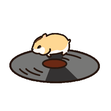 Dj Hamster Sticker
