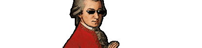 Letters Mozart Sticker by HeadUP
