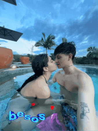 Pool Kiss GIF by jotajoseph