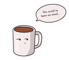 Coffee Work Sticker